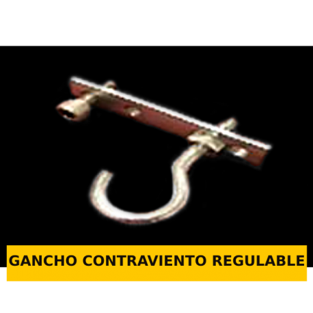 GANCHO CONTRAVIENTO REGULABLE