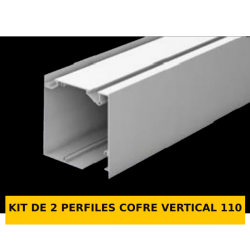 KIT 2 PERFILES COFRE VERTICAL 110